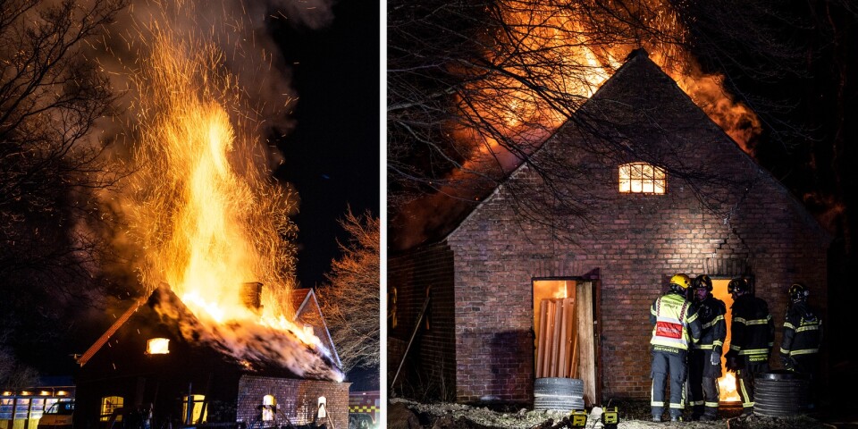 Man brände ner sitt uthus – eldade i bakugn för han "frös"