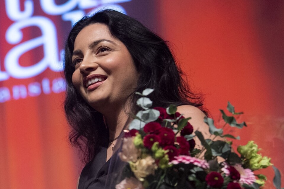 Elaf Ali, journalist and author, was awarded Kristianstadsbladet's prize for culture and entertainment for 2021.