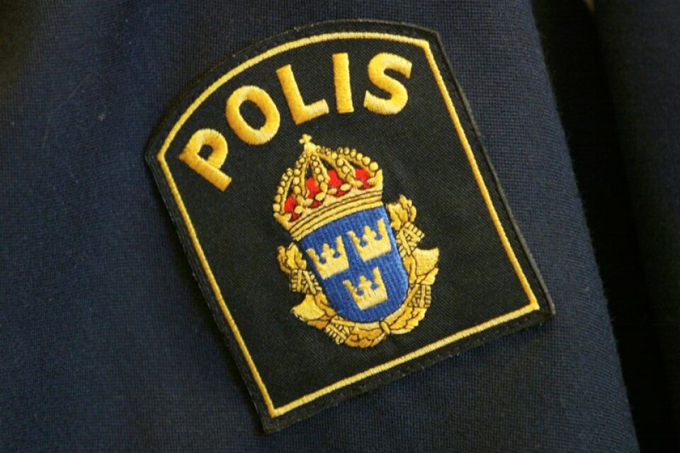 STOCKHOLM 040310 
Polismärke. 
Foto Henrik Montgomery Kod 1066 
COPYRIGHT SCANPIX SWEDEN