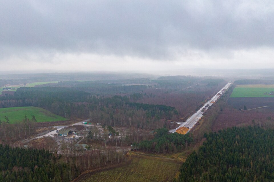 Knislinge flygfält vid Bivaröd.