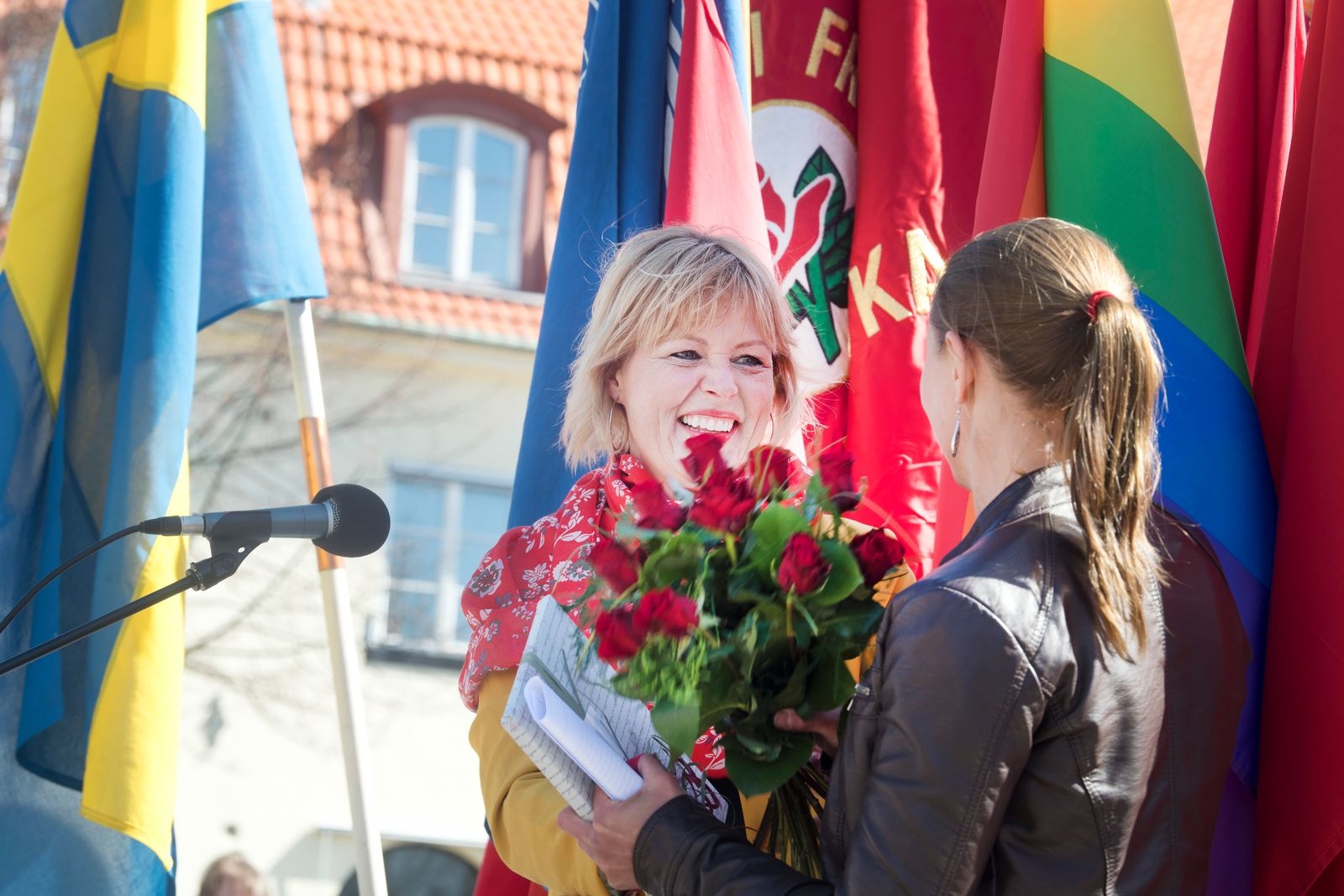 1 maj är en historisk dag på många sätt.
Inte minst för Johanna Beijer (S).
Sölvesborgs kommunalrådskandidat gjorde offentlig debut.