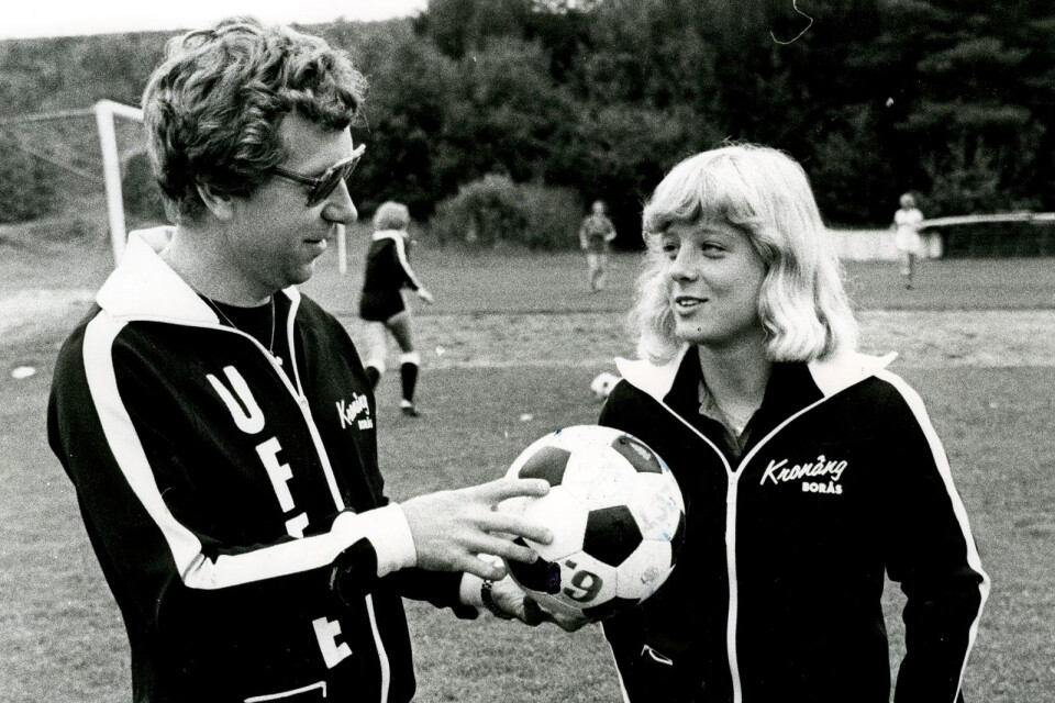 Anna Svenjeby (här tillsammans med Ulf Bergquist) fick BT-junioren 1979.