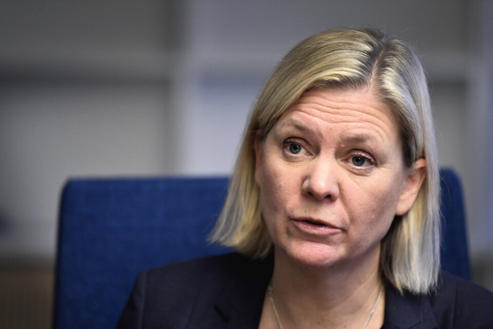 – Det jag varnade för har ju hänt nu, säger finansminister Magdalena Andersson om att Moderaterna och Kristdemokraterna fört samtal om samarbete med Sverigedemokraternas ledare Jimmie Åkesson