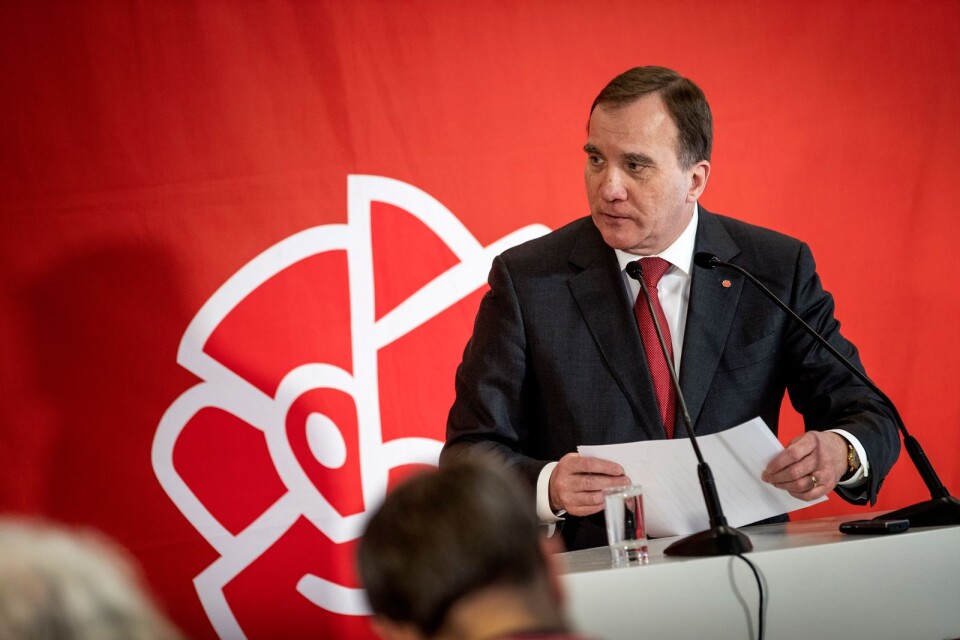 Socialdemokraternas partiledare Stefan Löfven (S).