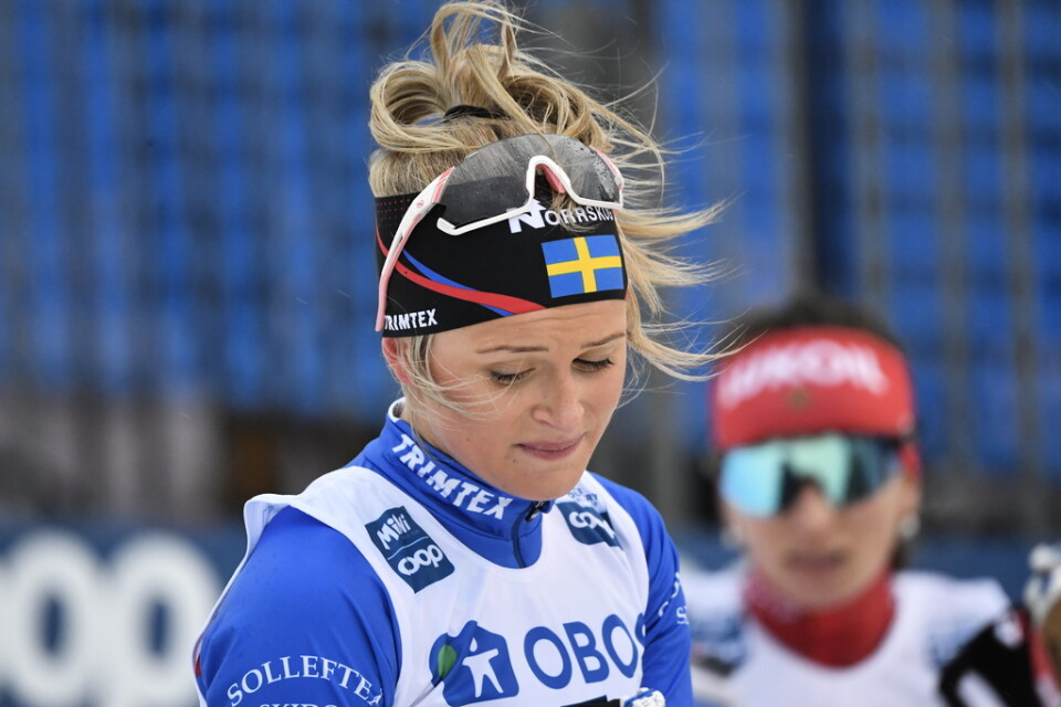 Frida Karlsson blev nia i helgens distanslopp i Falun.