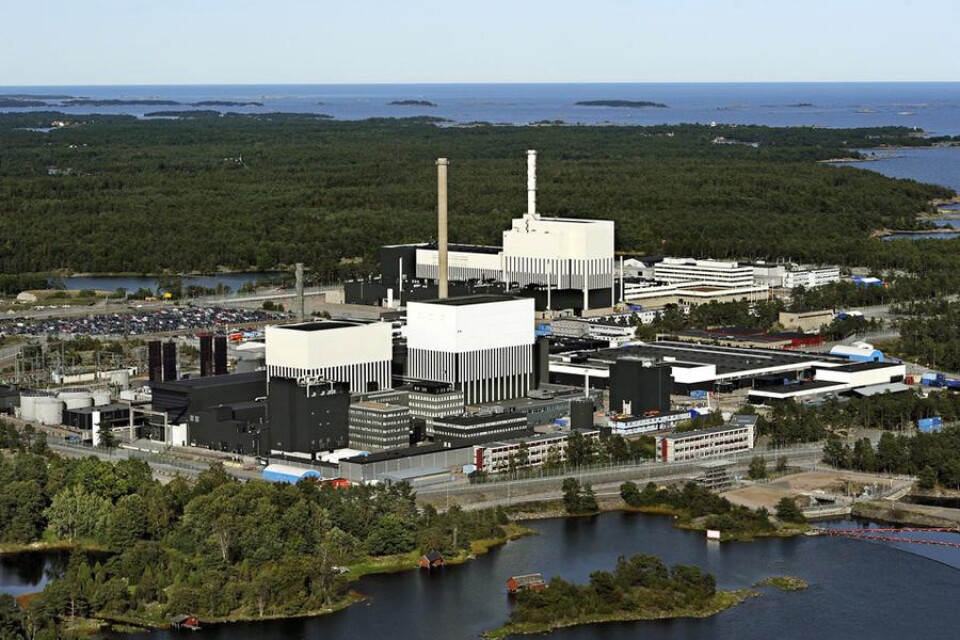 Möjlig plats för nya reaktorer. OKG utanför Oskarshamn.