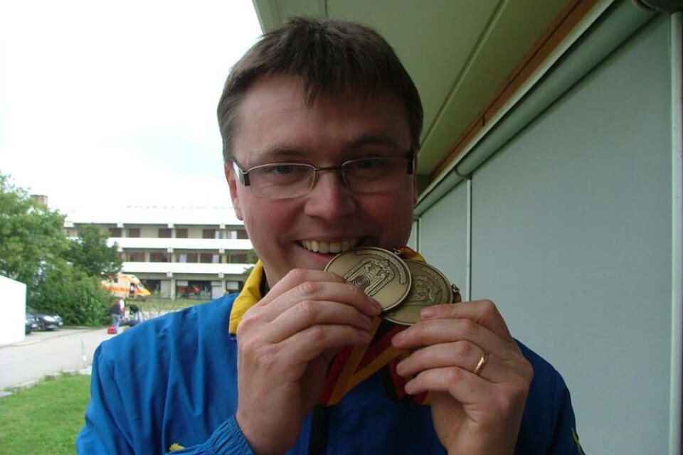 Emil Martinsson från Delary har hittills tagit två brons i skytte-VM i München.