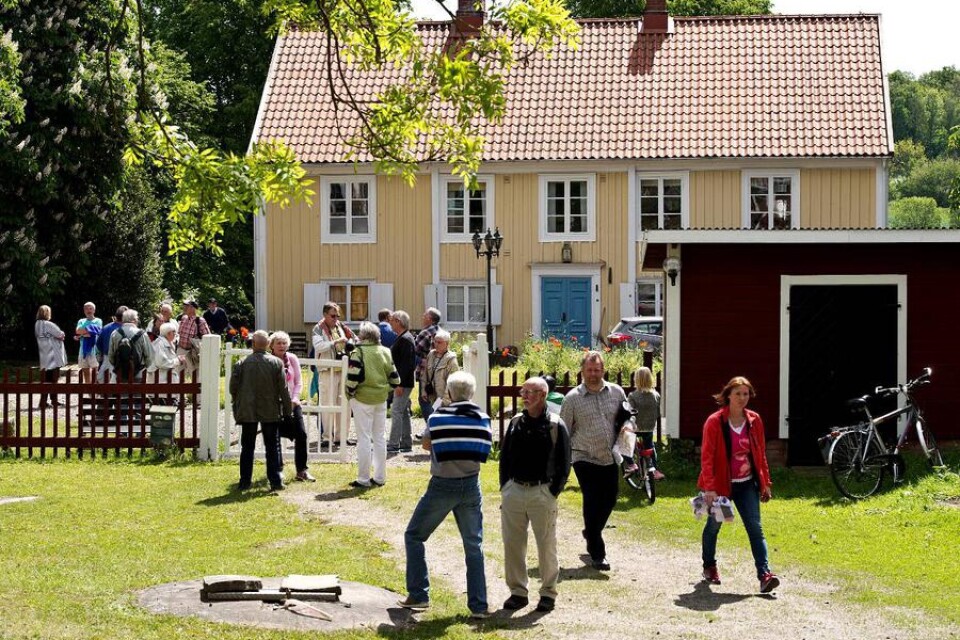 Över 100 deltagare passade på att gå en sväng förbi Mölletorps gård.