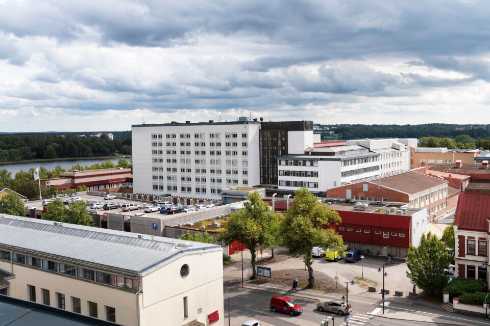 Sjukhuset i Växjö.