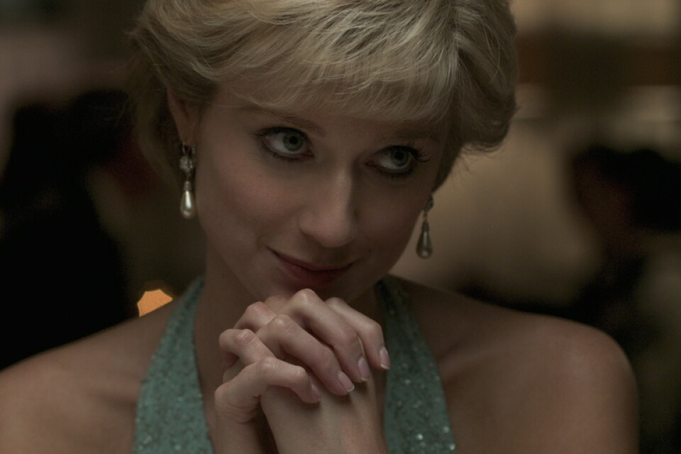 Elizabeth Debicki som prinsessan Diana i "The crown". Pressbild.