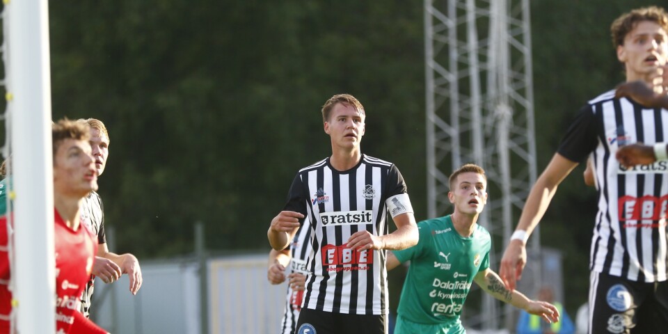 Anton Johansson, tidigare i Dalstorp, i ettan-match med Lindome Gif borta mot Ljungskile.