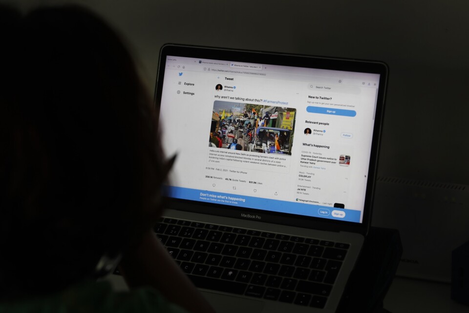 Twitter inleder ett nytt samarbete i kampen mot felaktig information. Arkivbild.