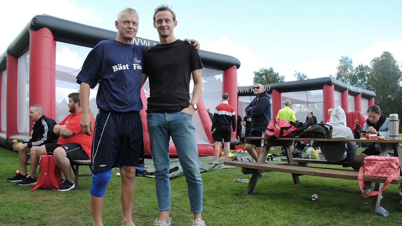 Björn Andreasson med pappa Ola, som drabbats av ALS.