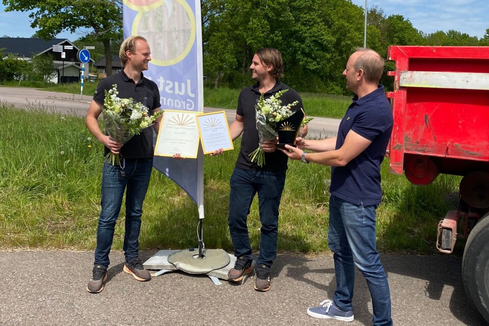 Anton Cansund och Billy Lansdowne är Årets unga företagare i Kalmar 2020.