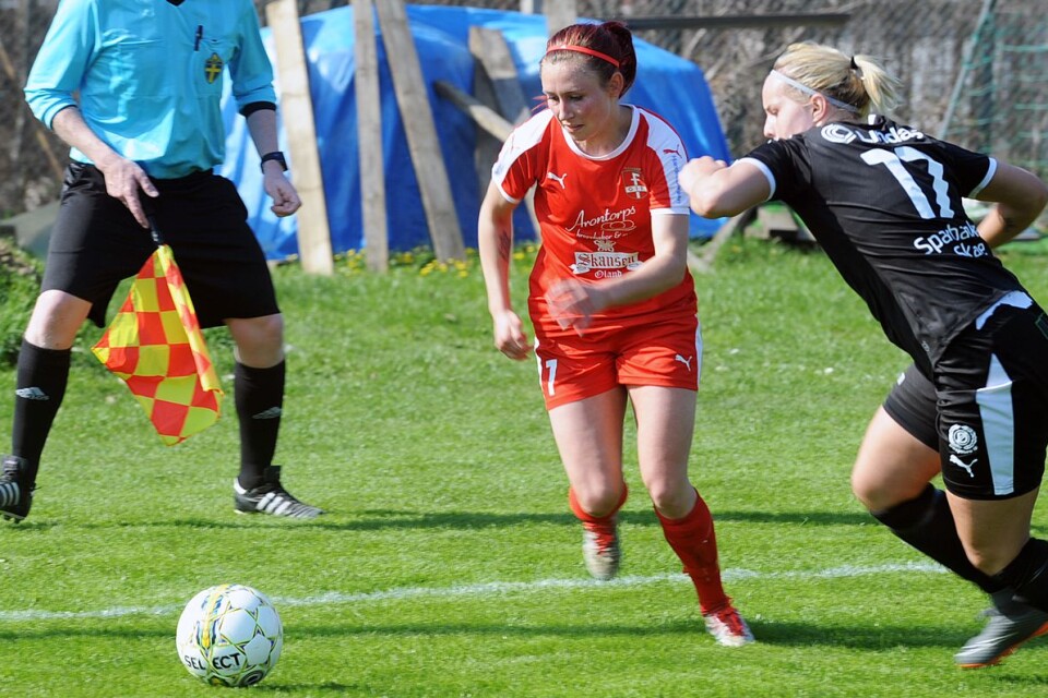 Ofelia Medhammar gjorde matchens enda mål mot Nättraby.