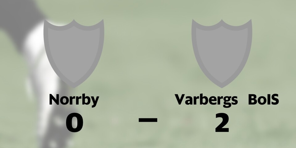 Förlust för Norrby hemma mot Varbergs BoIS