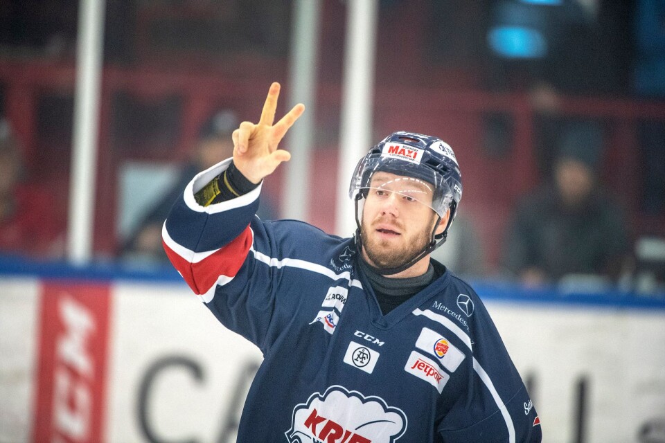 Viktor Holmqvist klar för fortsättning i Krif Hockey.