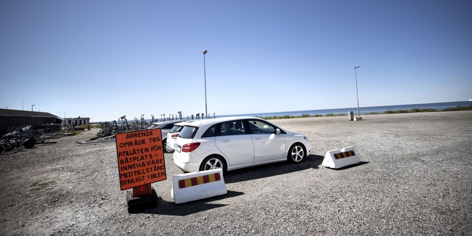 För att få parkera mer än 24 timmar vid hamnen i Gislövs läge har kommunen skapat en speciallösning med en särkild parkering för Trelleborgs båtklubbs medlemmar.