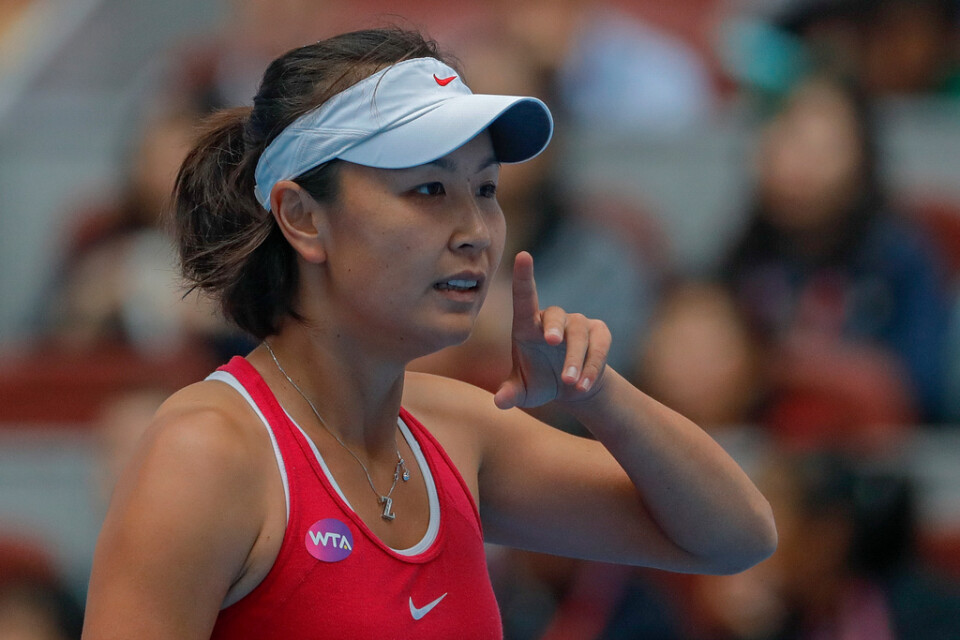 WTA avbryter sin Kinabojkott till stöd för Peng Shuai. Arkivbild.