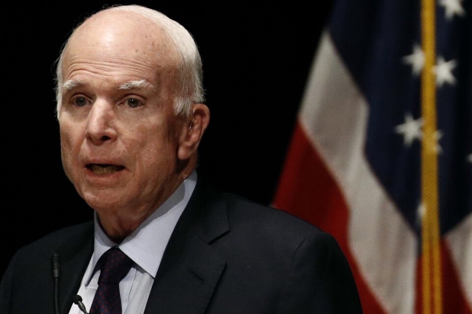 John McCain. Foto: TT