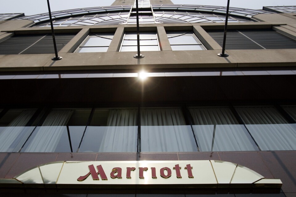 Första kvartalsförlusten sedan 2011 för hotelljätten Marriott International. Arkivbild
