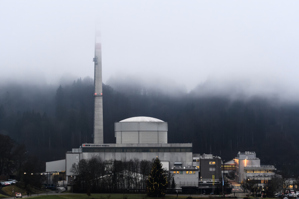 Kärnkraftverket i Mühleberg i Schweiz, som stängde 2019. Arkivbild.