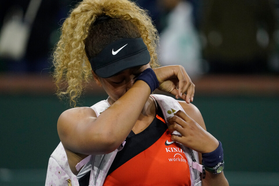 Naomi Osaka grät både under och efter matchen i Indian Wells, på grund av publikens hån.