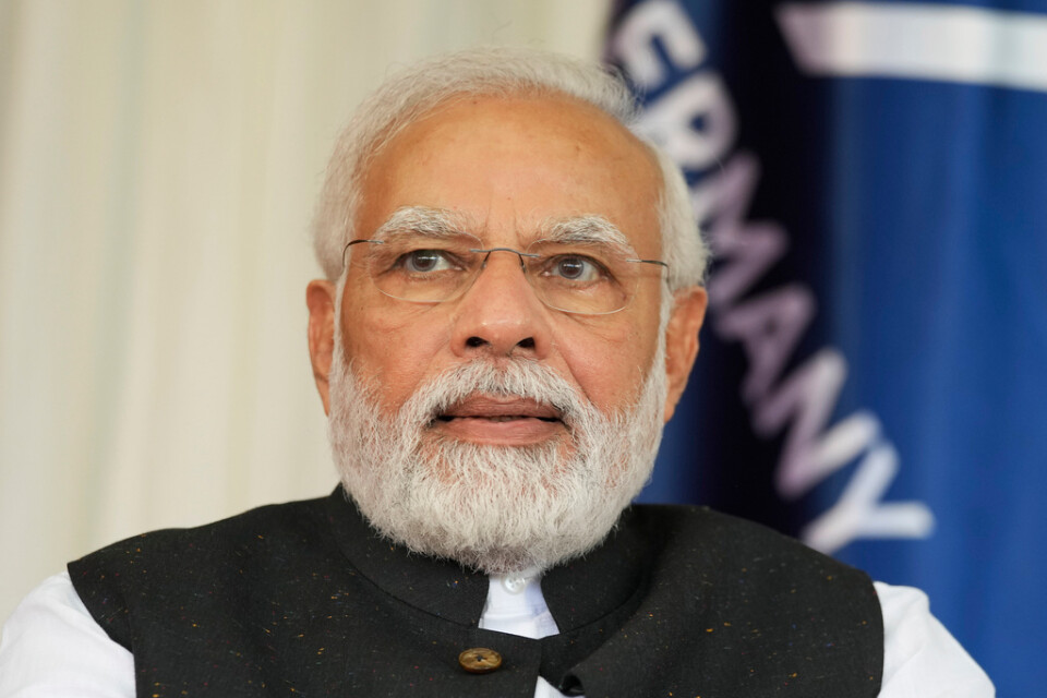 Indiens premiärminister Narendra Modi uttrycker sitt deltagande med de drabbade. Arkivbild.