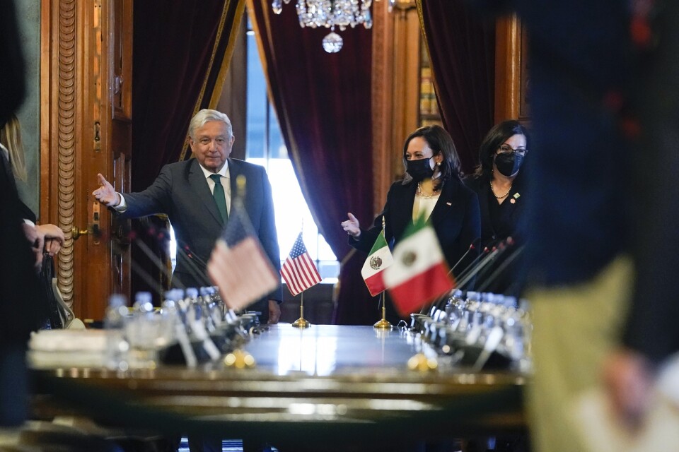 Mötet mellan Mexikos president Andrés Manuel Lopéz Obrador och USA:s vicepresident Kamala Harris ägde rum tisdag 8 juni.