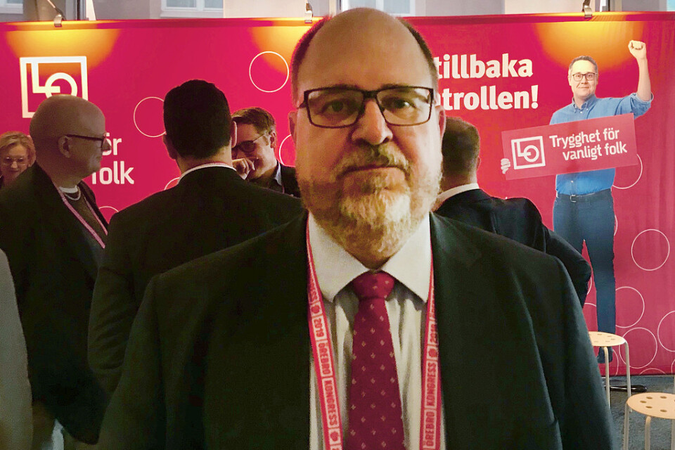 LO-ordföranden Karl-Petter Thorwaldsson tror att regeringens förslag om försvagad arbetsrätt kan påverka stämningen på årets förstamajdemonstrationer. Arkivbild.
