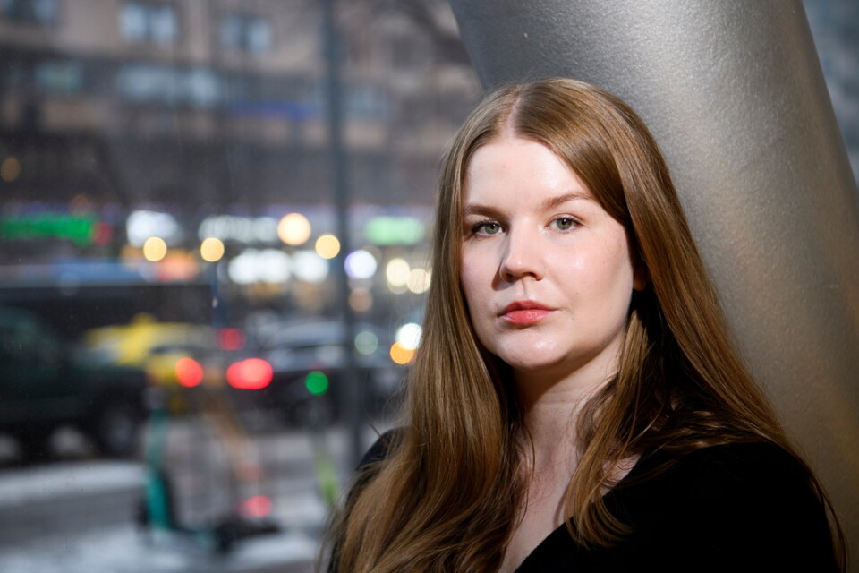 Linnéa Sjödin har nominerats till Borås Tidnings debutantpris för "Bortom Amerika". Arkivbild.