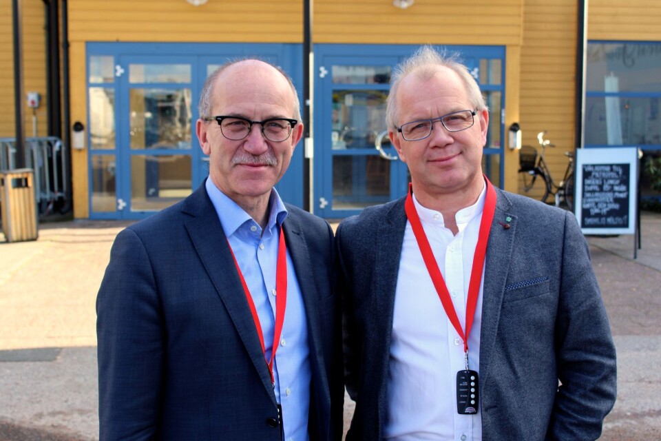 Anders Henriksson (S) och Christer Jonsson (C). Från motståndare till koalitionspartners?
