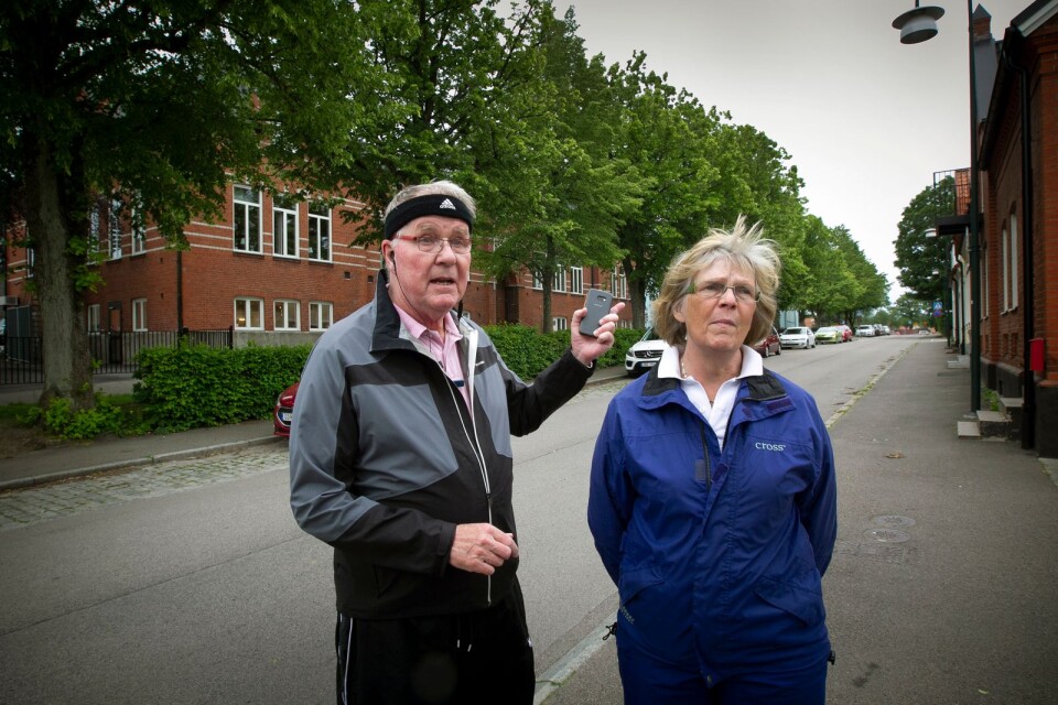 Björn Sjöberg och Ulla Lycken hörde skottet från sitt kök i fredags.