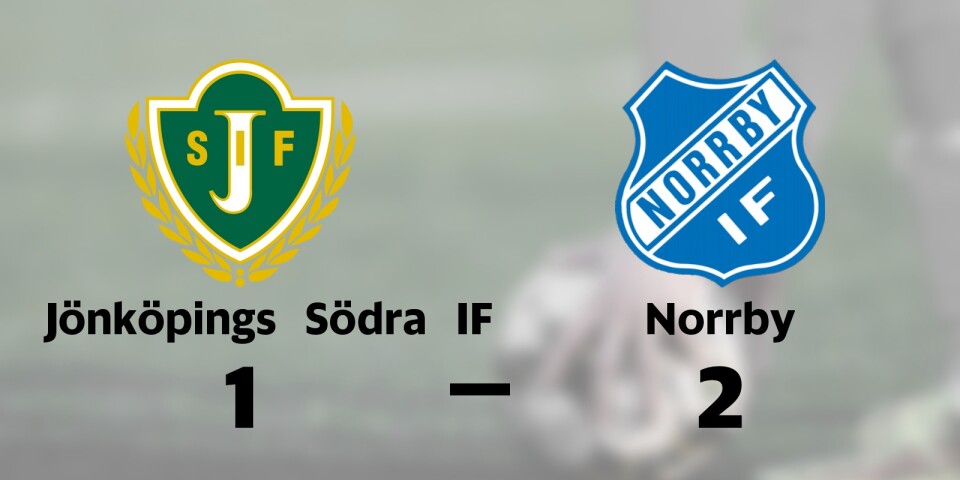 Norrby vann borta mot Jönköpings Södra IF