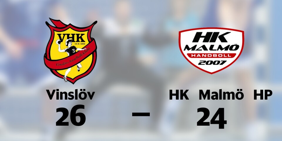 Vinslövs HK vann mot HK Malmö HP