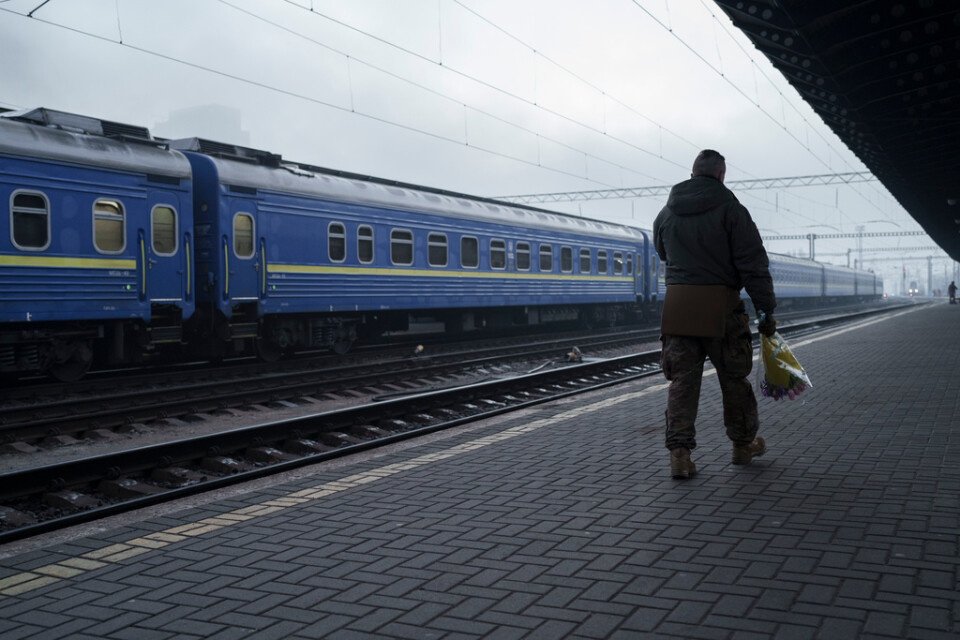 Spionringen ska ha siktat in sig på bland annat de ukrainska tågen. Arkivbild från Kievs centralstation.
