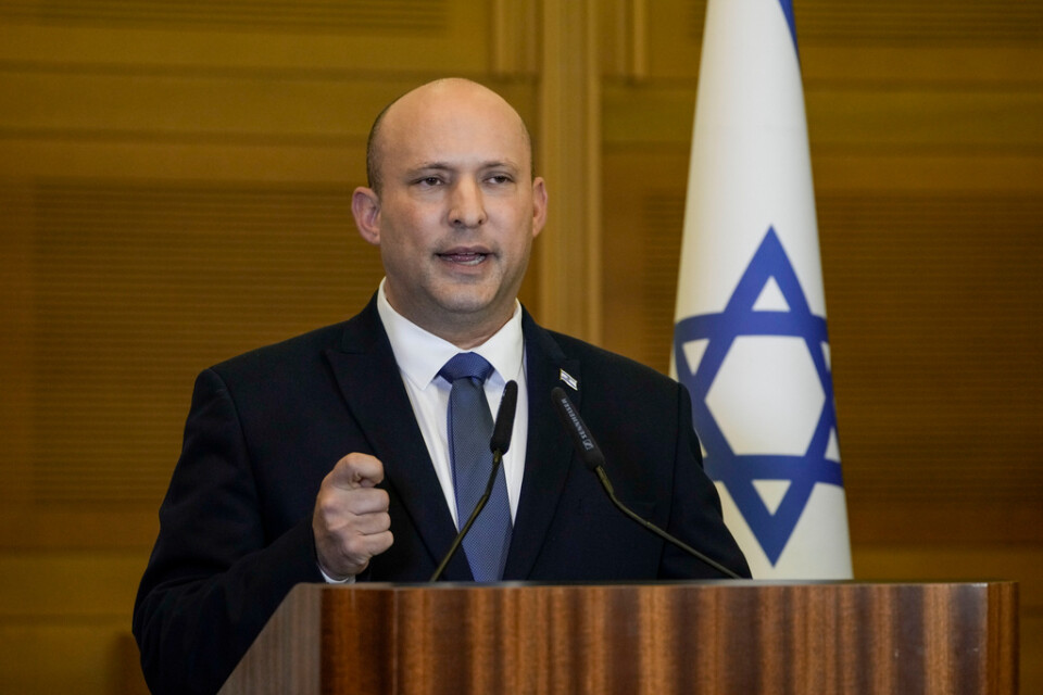 Israels premiärminister Naftali Bennett ställer inte upp i det kommande valet. Arkivbild