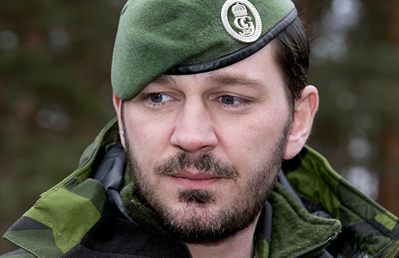 Mats Björkman, polisförman för militärpolisen i Karlskrona.