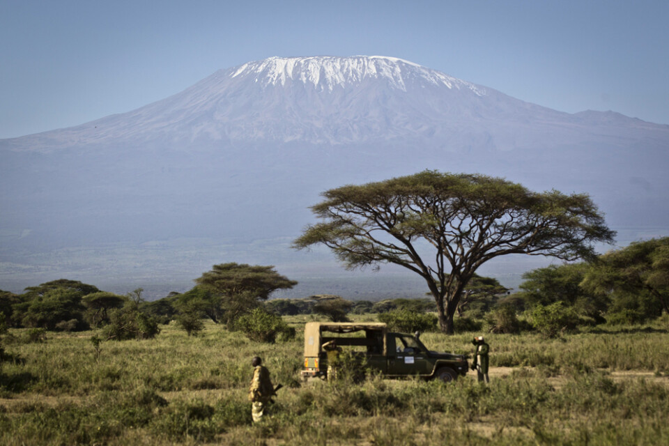 Den nyupptäckta vulkanen har samma form som Kilimanjaros vulkaner. Arkivbild.