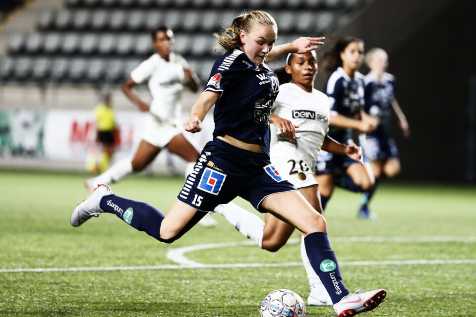Frida Maanum missade en straff när Linköping förlorade hemma mot Eskilstuna med 0–1 på fredagskvällen. Arkivbild.