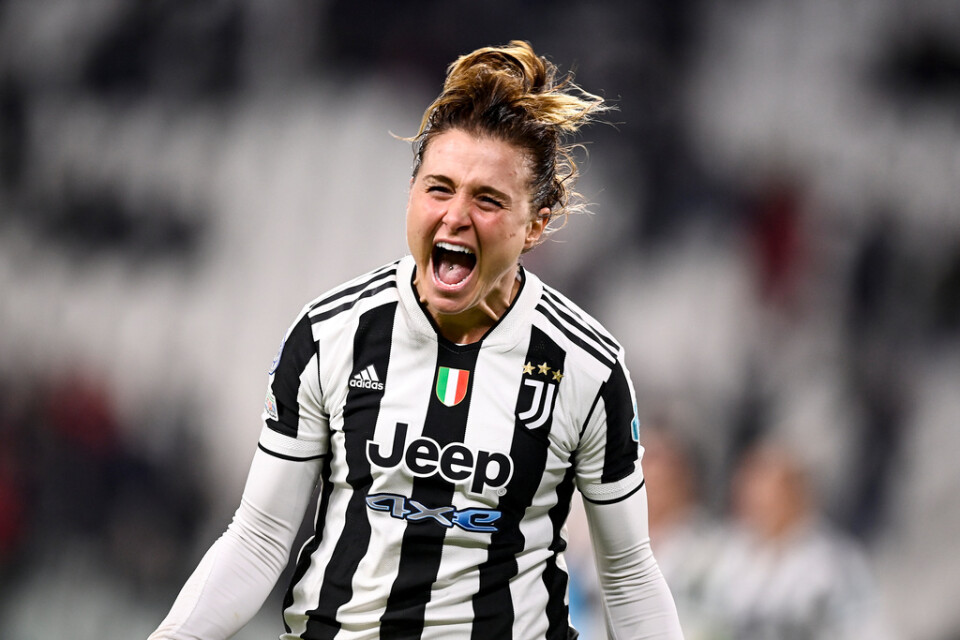 Cristiana Girelli blev matchhjälte för Juventus när Turinlaget tog sin tredje raka seger i den italienska supercupen. Arkivbild.