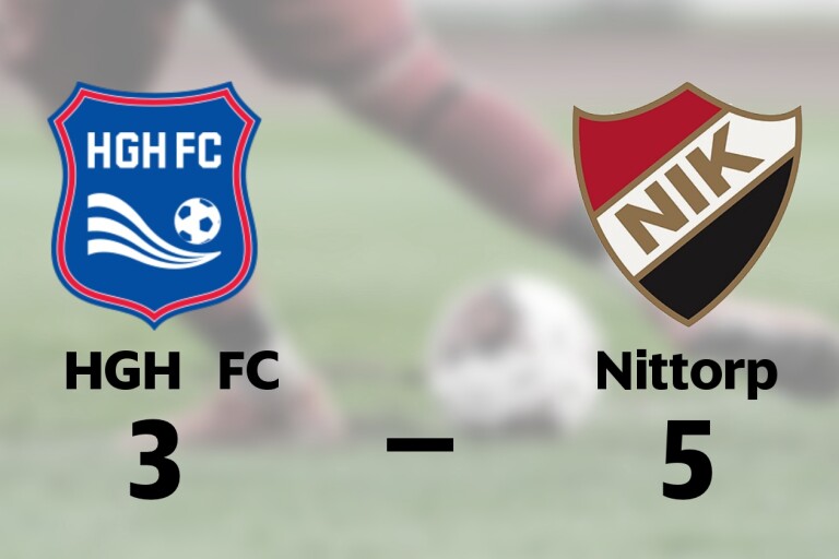 Äntligen seger för Nittorp mot HGH FC