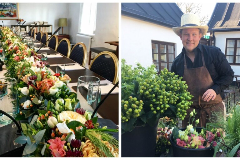Karl Fredrik dukade bordet åt FN: Säpo bombsäkrade blommorna i timmar