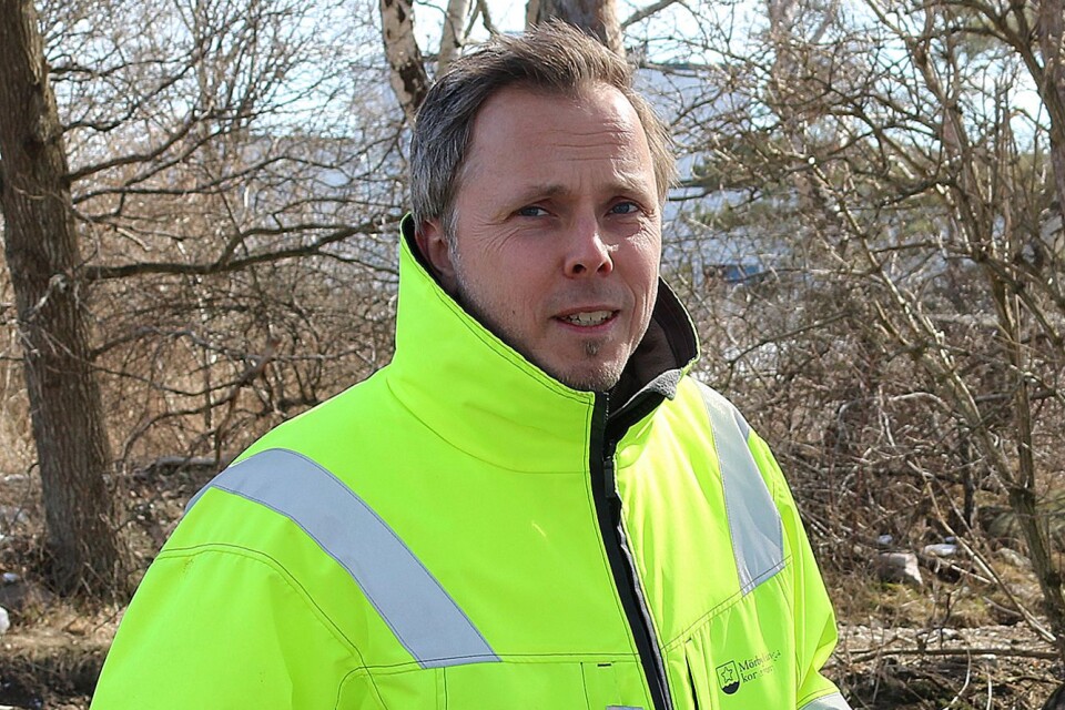 Peter Asteberg är projektledare för byggnationen av det nya vattenverket i Mörbylånga. Verket kommer att producera 4 000 kubikmeter dricksvatten per dygn när det blir klart sommaren 2019.
