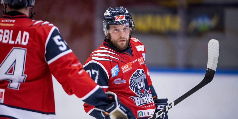 Aleksander Ossipov var under flera säsonger en viktigt defensiv kugge för Borås HC. Arkivbild.