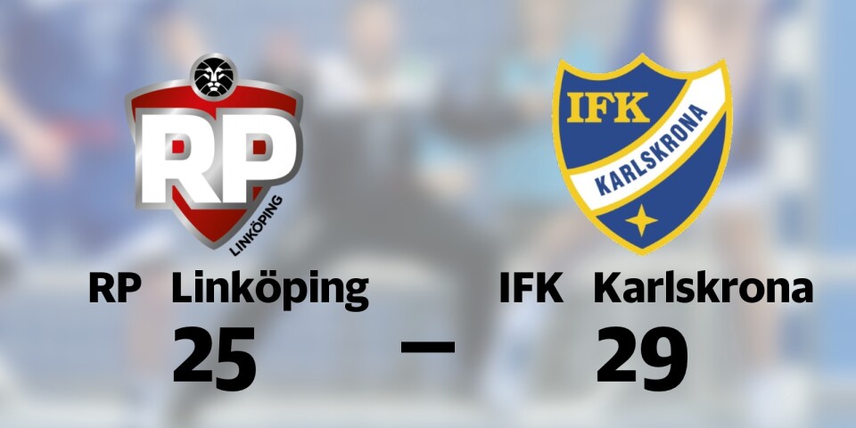 William Ehring showade när IFK Karlskrona vann