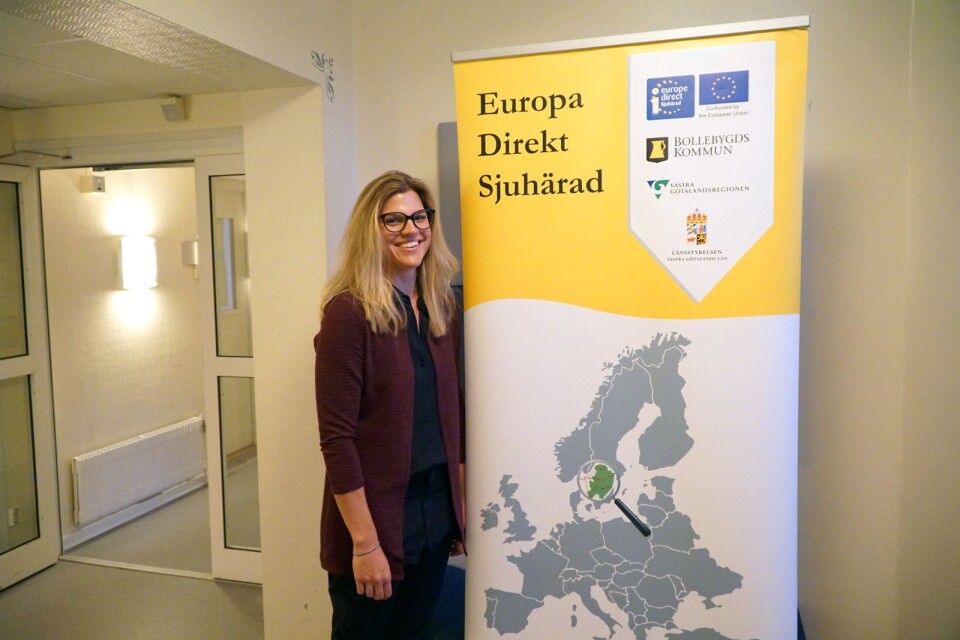 Den som får en praktikplats får arbeta tillsammans med Linda Sjöö, som är projektledare för Europa Direkt Sjuhärad.