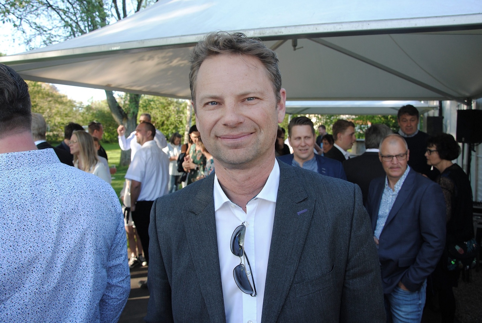Anders Barrklint, vd på Glimakra of Sweden, var på plats och tog emot priset som Årets Företagare. FOTO: PETER PAULSSON