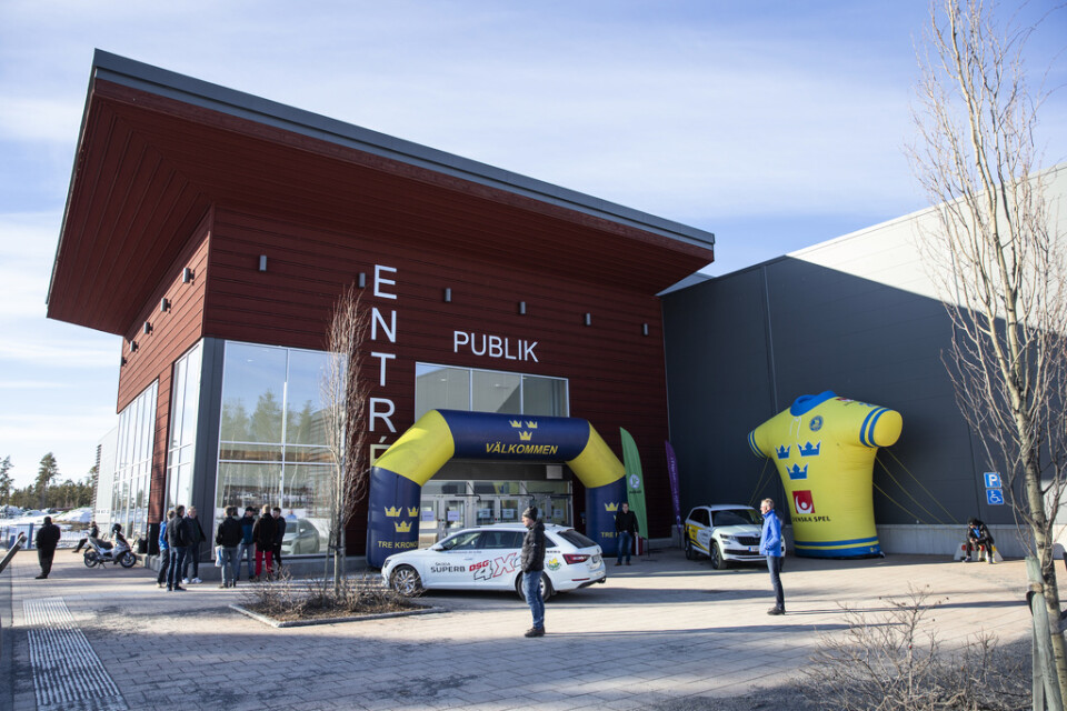 Taket på Östersund arena är en av hallarna som pekas ut som riskfyllda. Arkivbild.