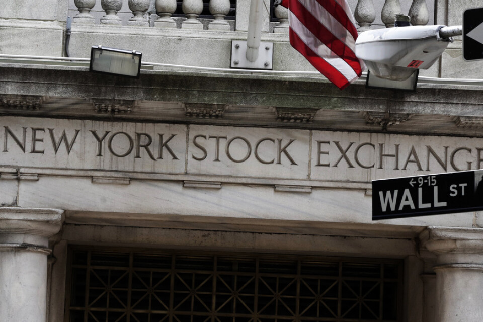 Wall Street stängde på plus på fredagen. Arkivbild.